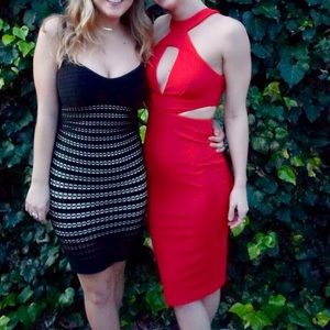 Asos cutout cocktail dress